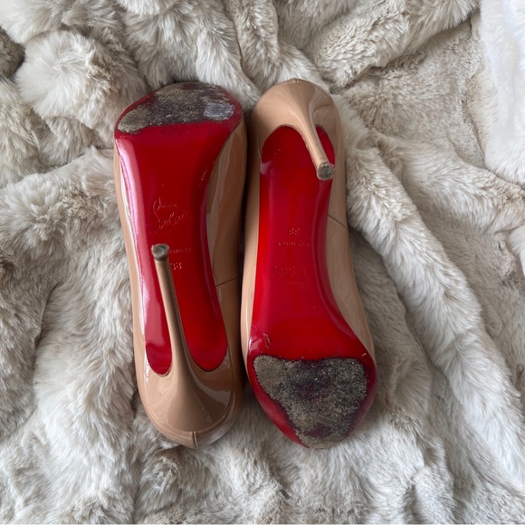 Christian Louboutin Tan Stiletto Heels